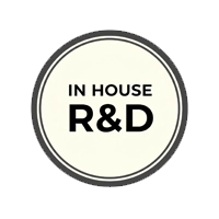 See our in-house R&D formulation expertise In-house R&D certification badge for Tiny Dot Foods product formulation and development